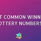 what numbers are the most winning numbers in the lottery